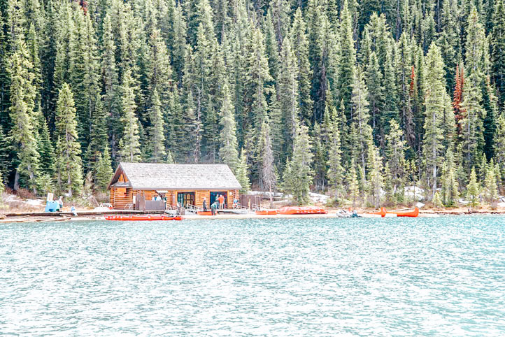 Boats at Lake Louise