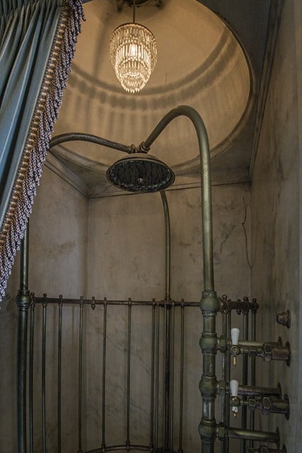 Shower in Casa Loma