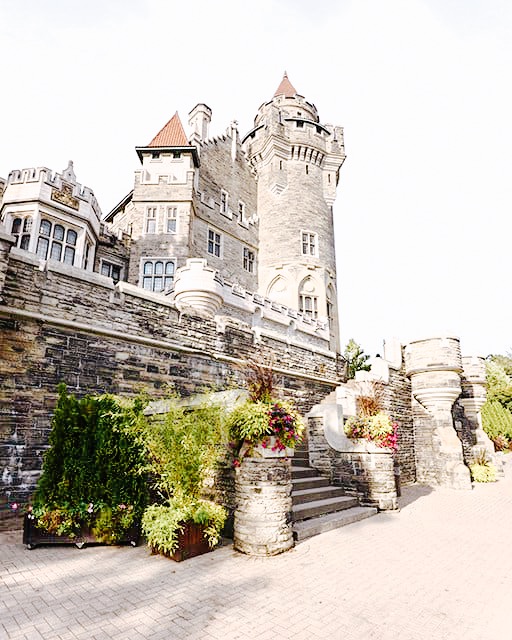 Outside of Casa Loma Toronto