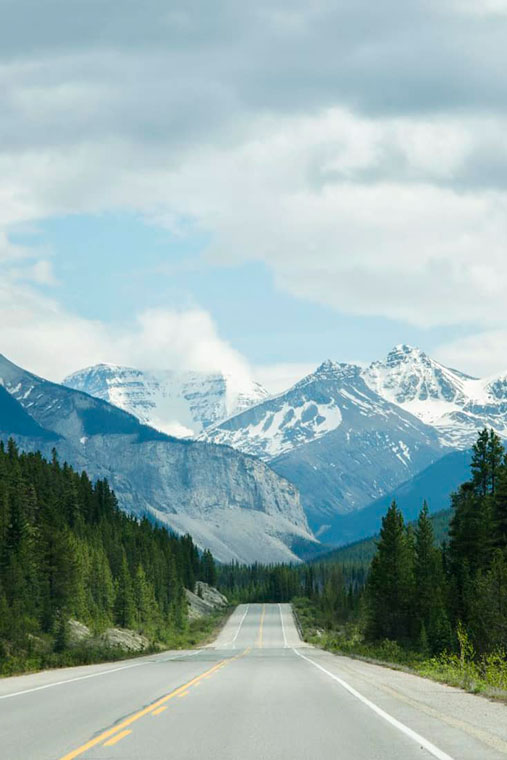 Road trip in Jasper National Park