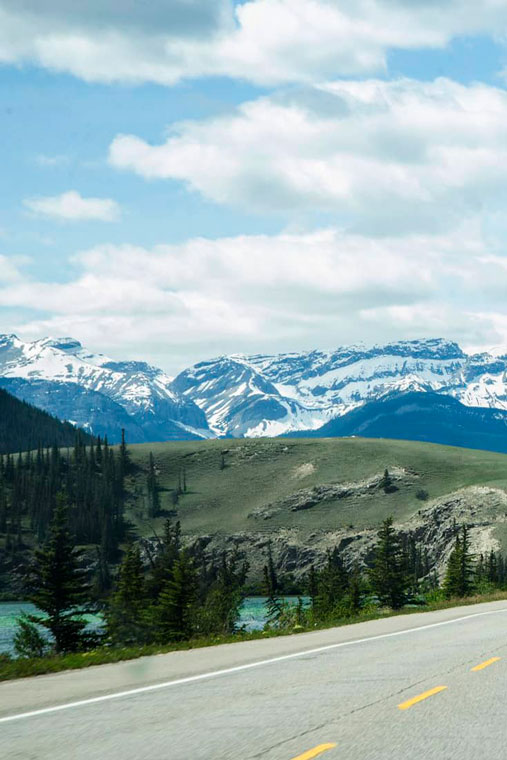 Mountains in Jasper National Park