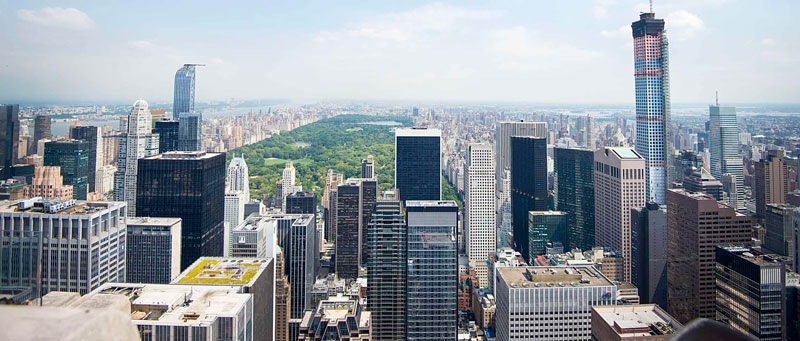 Central Park from the Rockefeller Centre