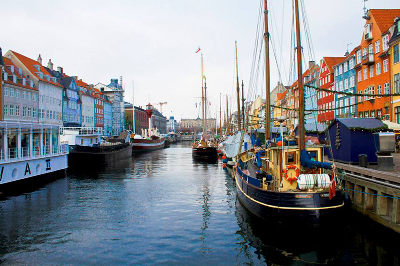 Nyhavn at Christmas in Copenhagen Denmark: travel bucket list before 30