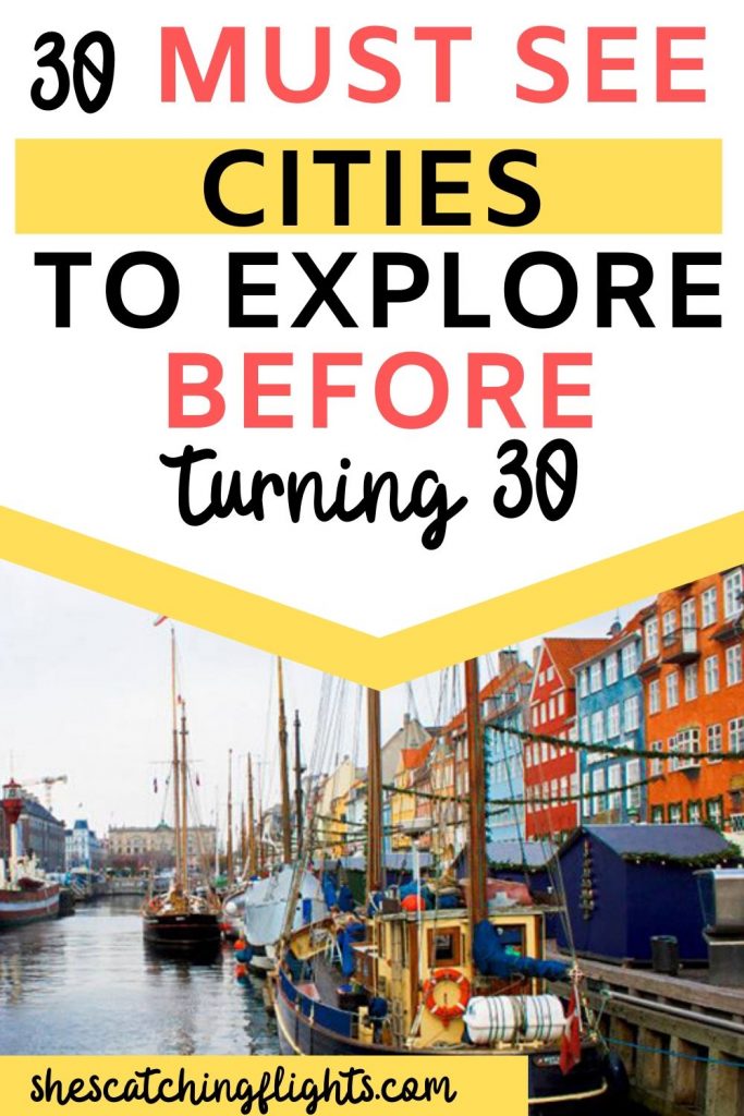 Nyhavn Copenhagen Denmark TRAVEL BUCKET LIST BEFORE 30