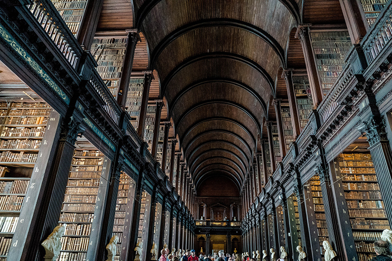 Trinity College Library Dublin Ireland Itinerary