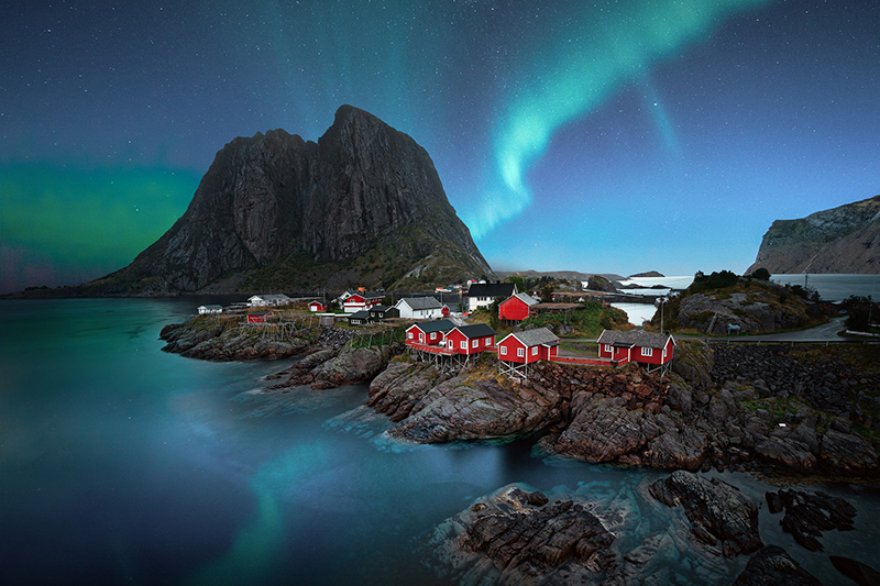 Norway and northern lights