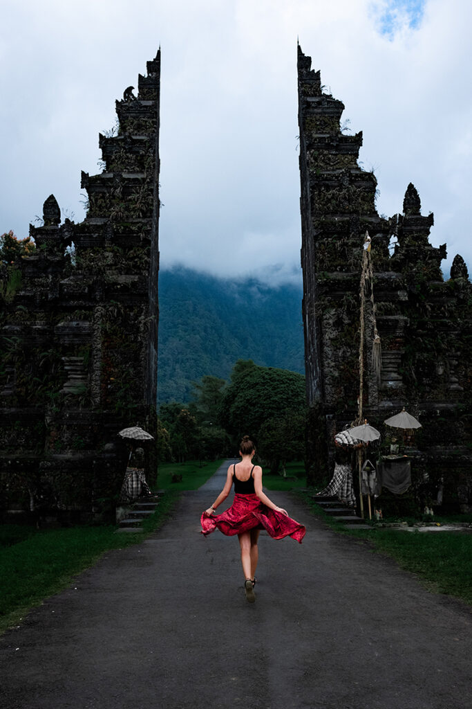 woman walking in a flowing skirt solo travel for women