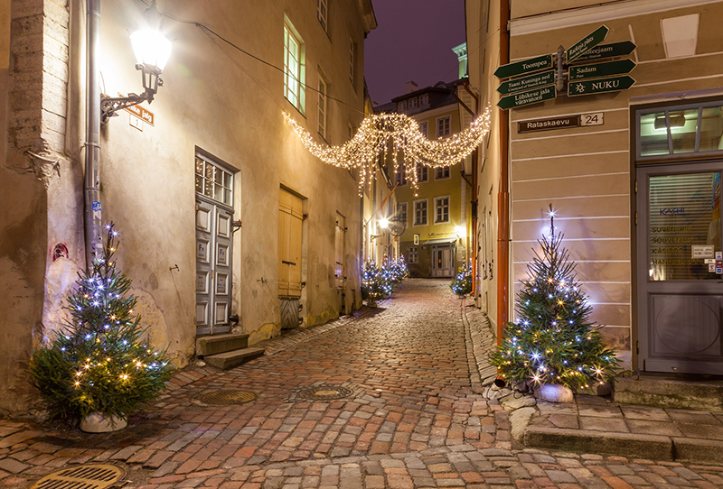 Tallinn Estonia at Christmas