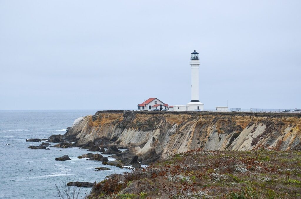 Port Arena lighthouse Mendocino