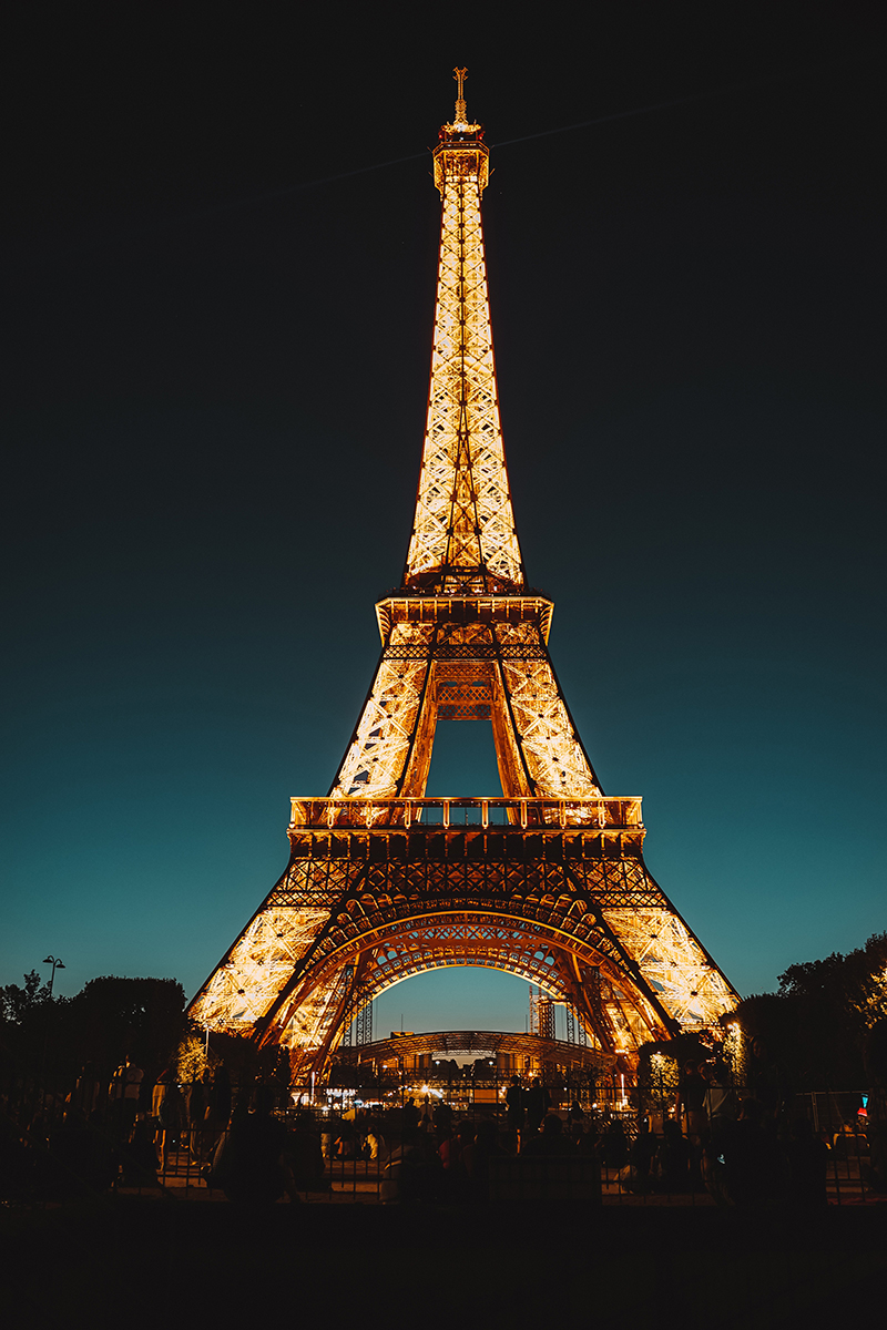 The Eiffel Tower at night things to do in Paris at night