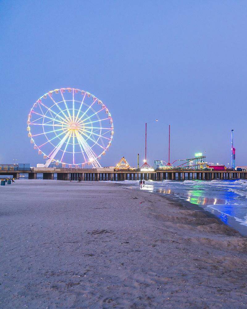 Atlantic City Boardwalk for post on things to do in New Jersey